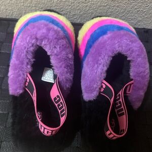 Colorful UGG Fluffy Slippers